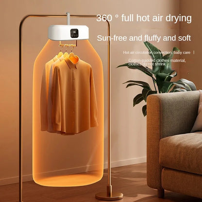 Remote Control Warm Air Clothes Dryer with Timer by HitMyNeed