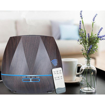 Remote Control Wood Grain Steam Humidifier Diffuser by HitMyNeed