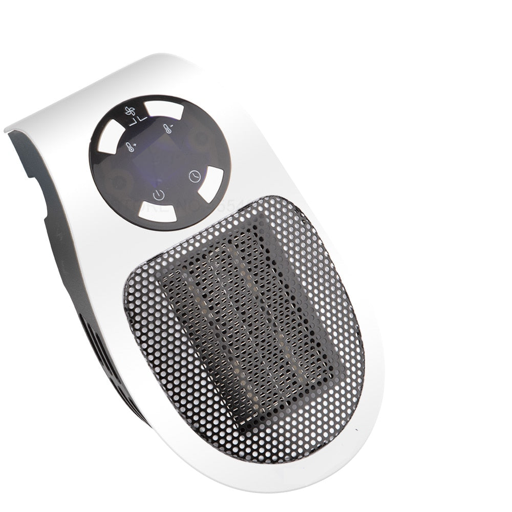 Remote Controlled Plug-In Fan Heater 500W by HitMyNeed