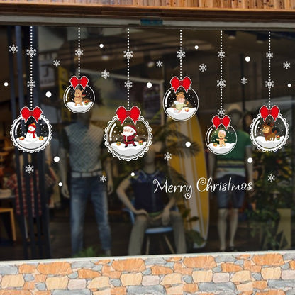 Removable Christmas Window Glass Stickers by HitMyNeed