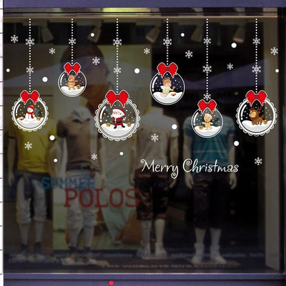 Removable Christmas Window Glass Stickers by HitMyNeed