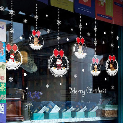 Removable Christmas Window Glass Stickers by HitMyNeed