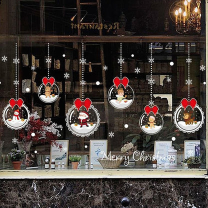 Removable Christmas Window Glass Stickers by HitMyNeed
