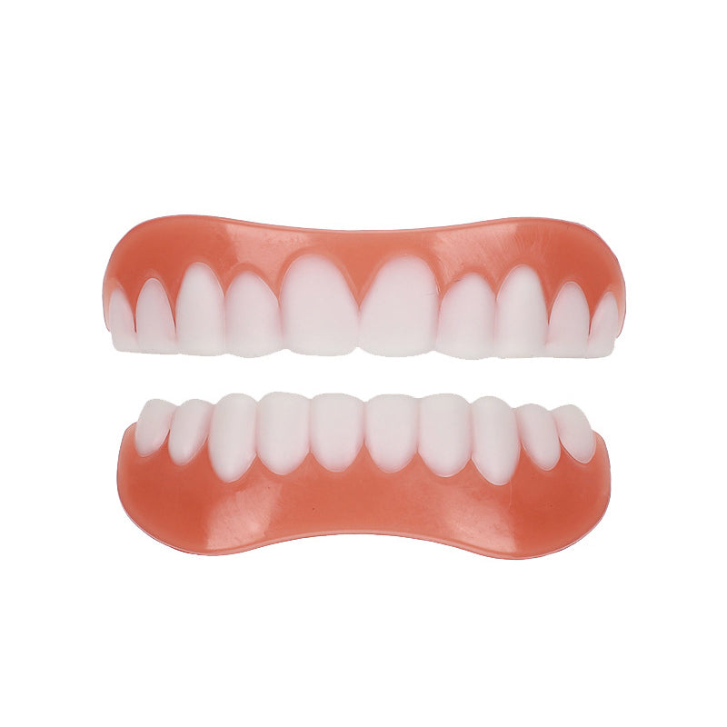 Removable Cosmetic Fake Teeth Veneer Set upper-and-lower-teet by HitMyNeed