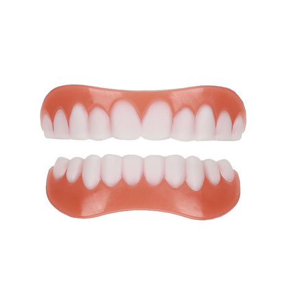 Removable Cosmetic Fake Teeth Veneer Set upper-and-lower-teet by HitMyNeed