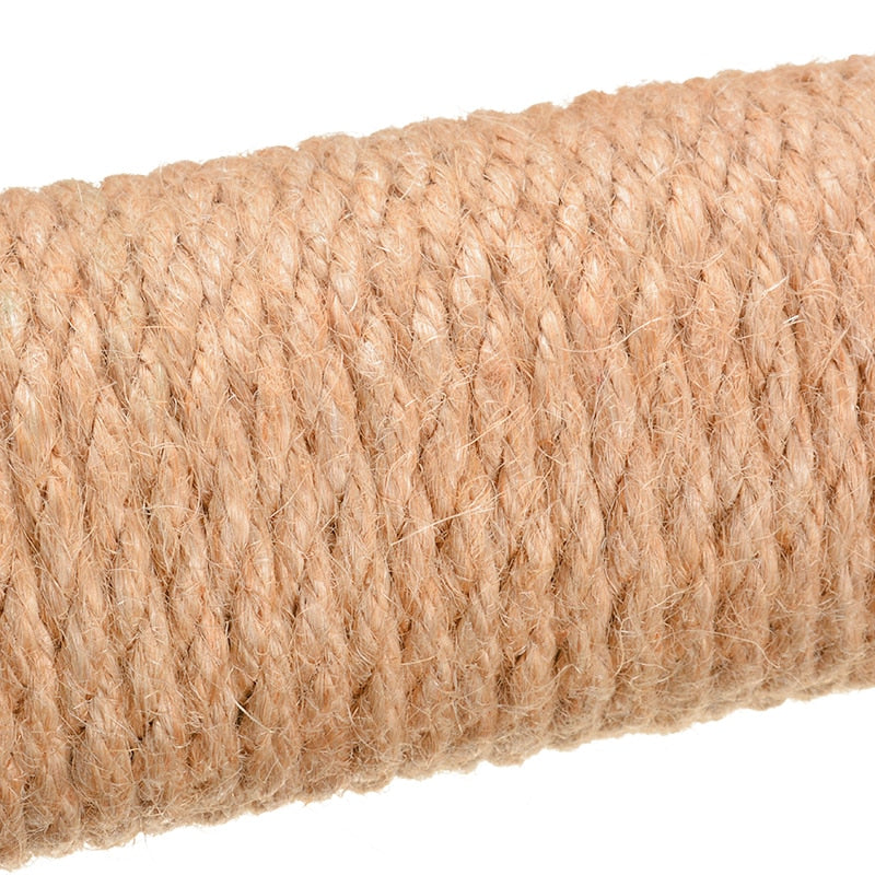Replacement Sisal Rope 5mm x 50m for Cat Scratch Posts by HitMyNeed