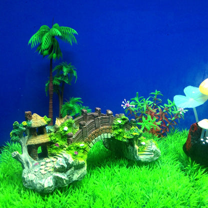 Resin Aquarium Bridge Decoration Ornament by HitMyNeed