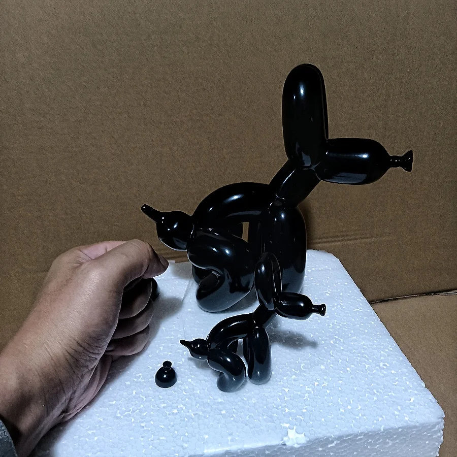 Resin Balloon Dog Poop Sculpture Modern Home Decor by HitMyNeed