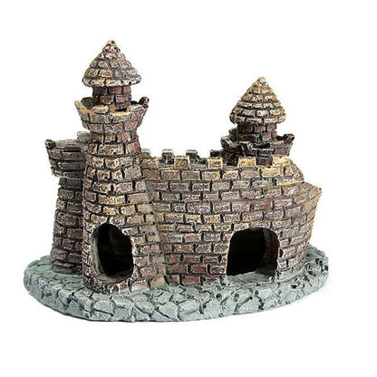 Resin Castle Aquarium Ornament Fish Tank Decor by HitMyNeed