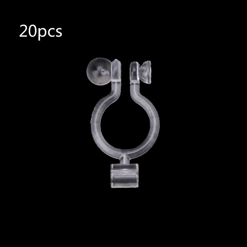 Resin Clip-On Earring Converters, 20-Piece Set by HitMyNeed