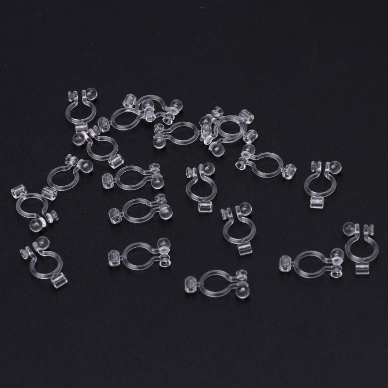 Resin Clip-On Earring Converters, 20-Piece Set by HitMyNeed