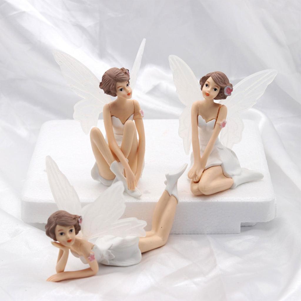 Resin Fairy Cake Toppers Set of 3 by HitMyNeed