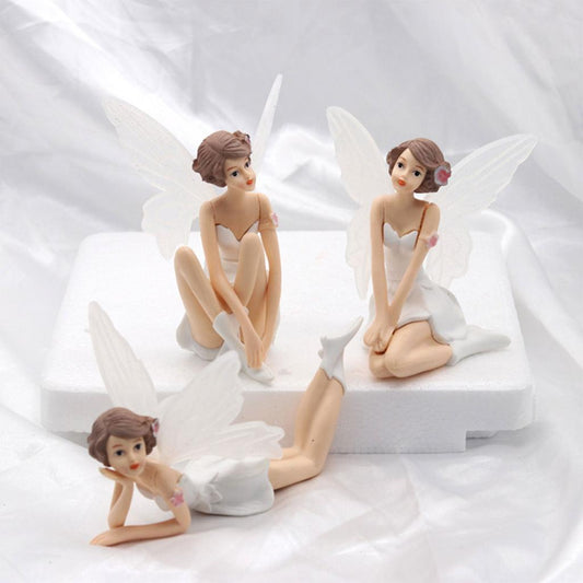 Resin Fairy Cake Toppers Set of 3 by HitMyNeed