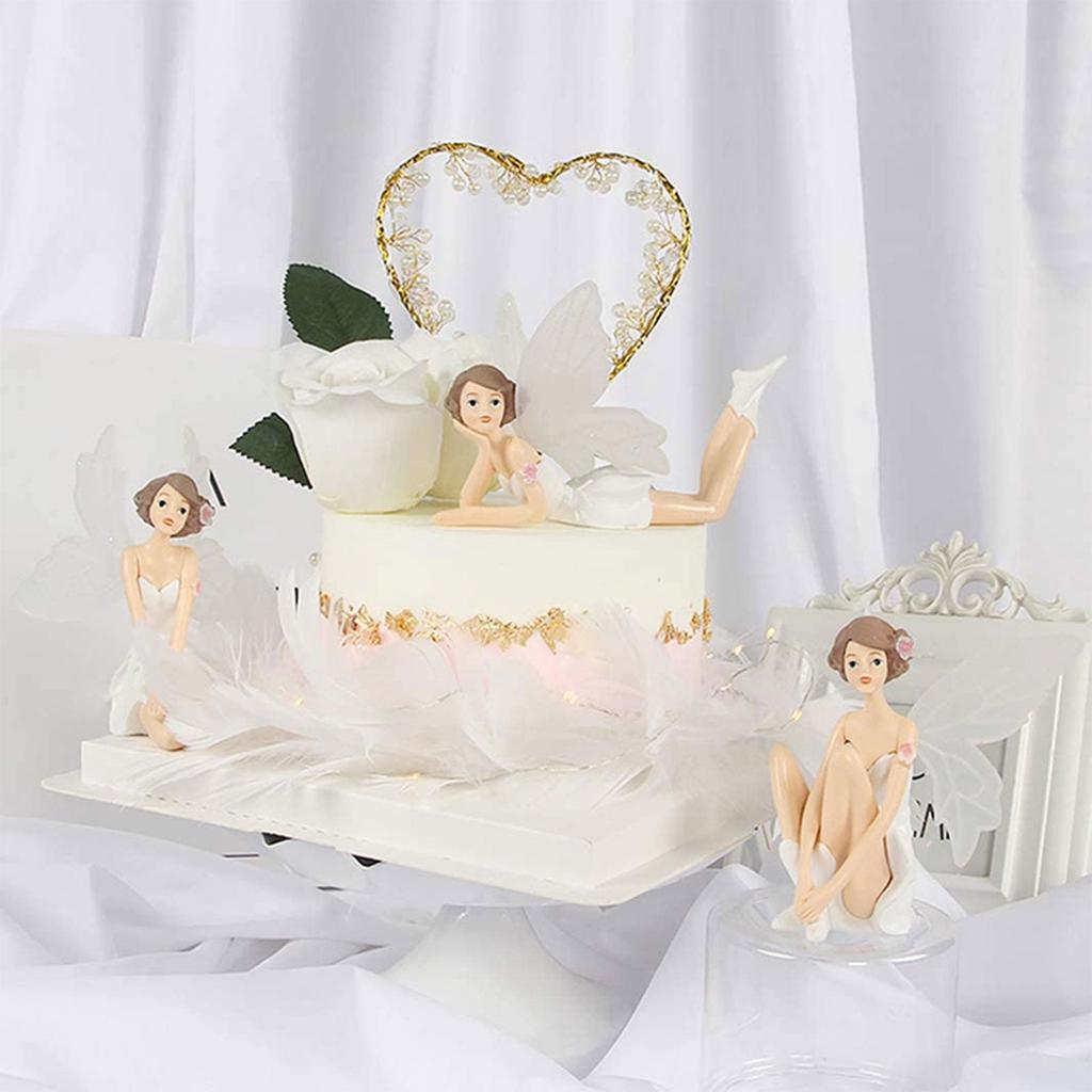 Resin Fairy Cake Toppers Set of 3 by HitMyNeed