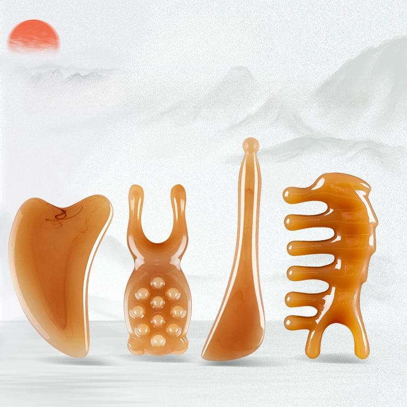 Resin Gua Sha Nose & Face Massage Tool by HitMyNeed