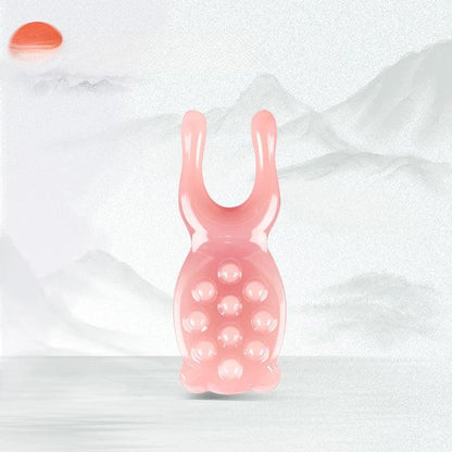 Resin Gua Sha Nose & Face Massage Tool a-pink by HitMyNeed