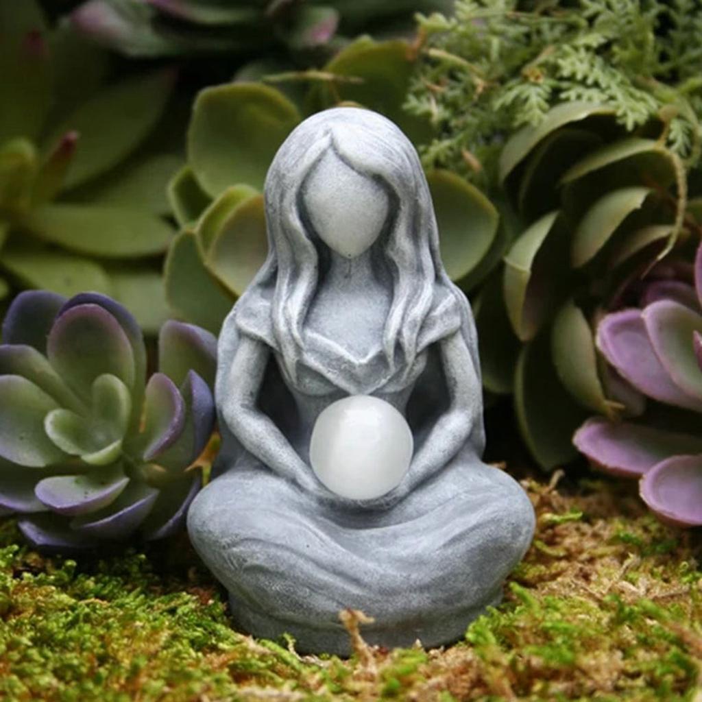 Resin Moon Goddess Statue Home & Altar Decor by HitMyNeed