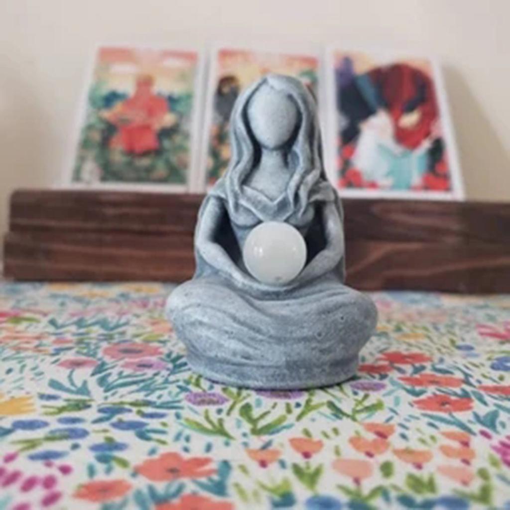 Resin Moon Goddess Statue Home & Altar Decor by HitMyNeed