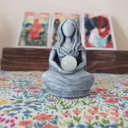 Resin Moon Goddess Statue Home & Altar Decor by HitMyNeed