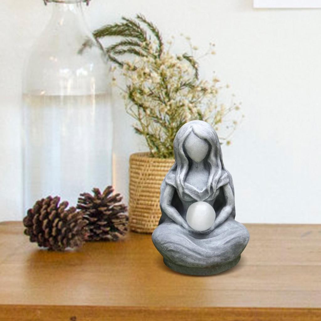 Resin Moon Goddess Statue Home & Altar Decor by HitMyNeed