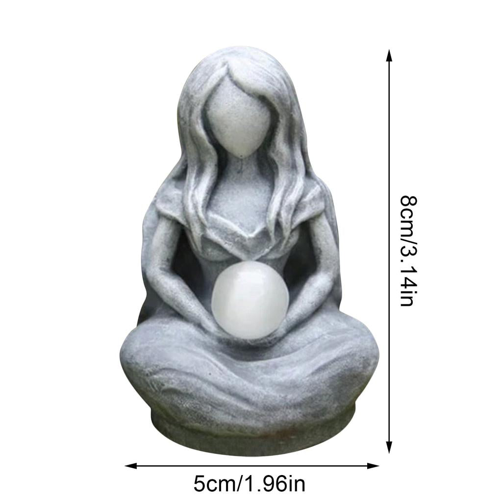 Resin Moon Goddess Statue Home & Altar Decor by HitMyNeed