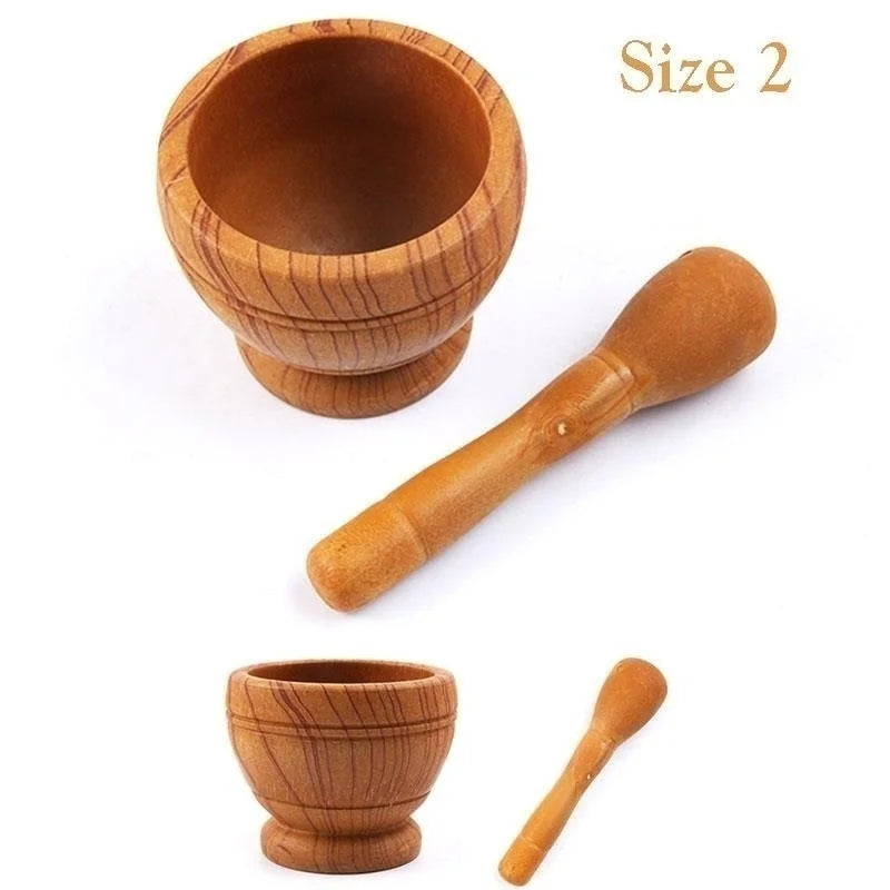 Resin Mortar and Pestle Set for Herbs, Spices & Garlic size2 by HitMyNeed
