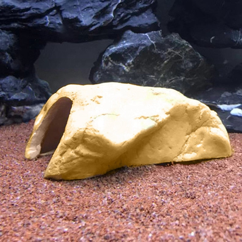 Resin Reptile Cave Hideout for Terrariums & Aquariums by HitMyNeed