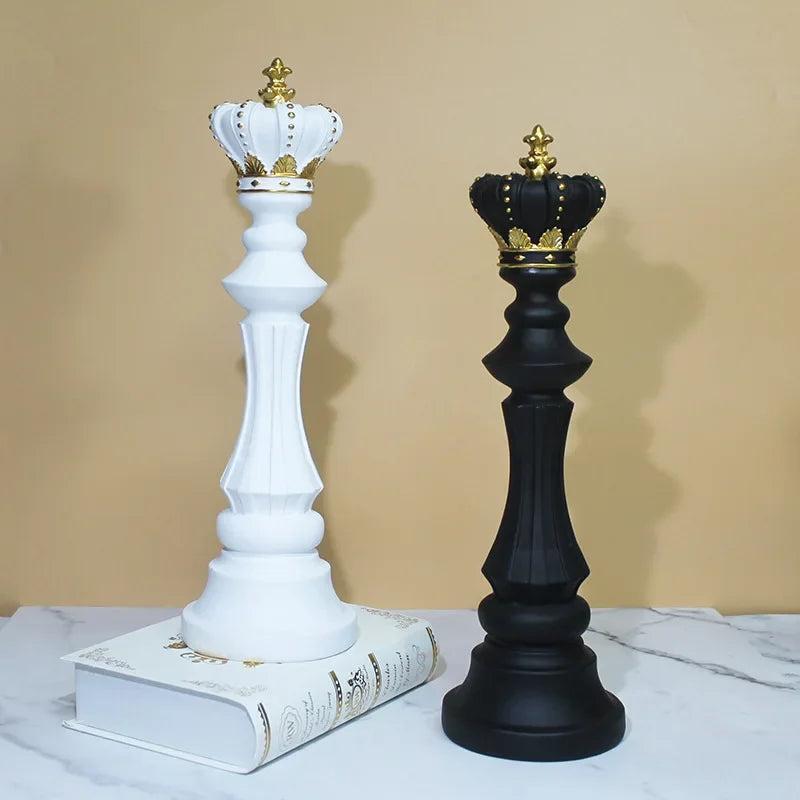 Resin Retro Chess Knight Figurine Home Decor by HitMyNeed