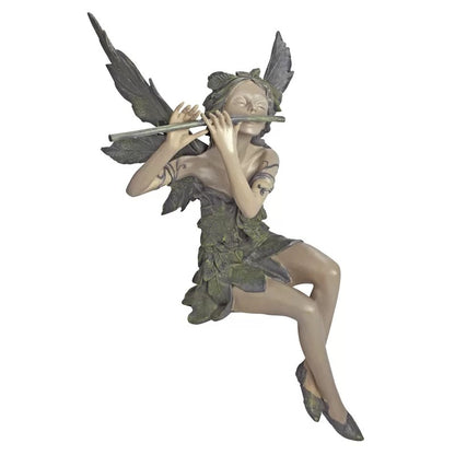 Resin Sitting Fairy Garden Ornament, 18cm by HitMyNeed
