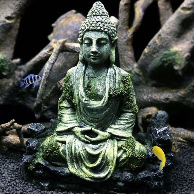 Resin Underwater Buddha Aquarium Ornament Decor by HitMyNeed