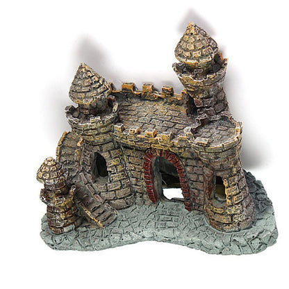 Resin Underwater Castle Ornament for Aquariums by HitMyNeed