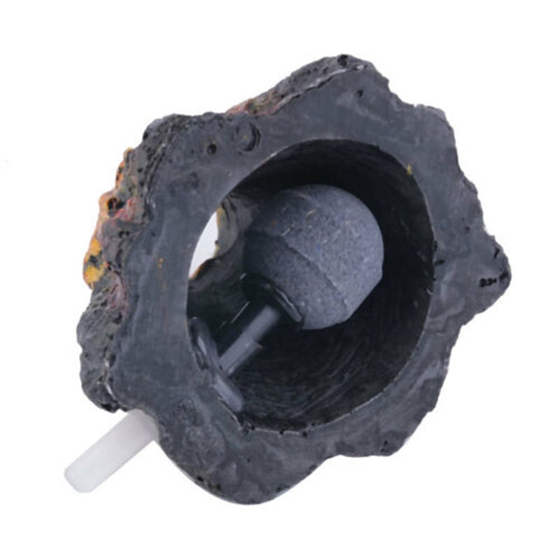 Resin Volcano Bubbler Ornament for Aquariums by HitMyNeed