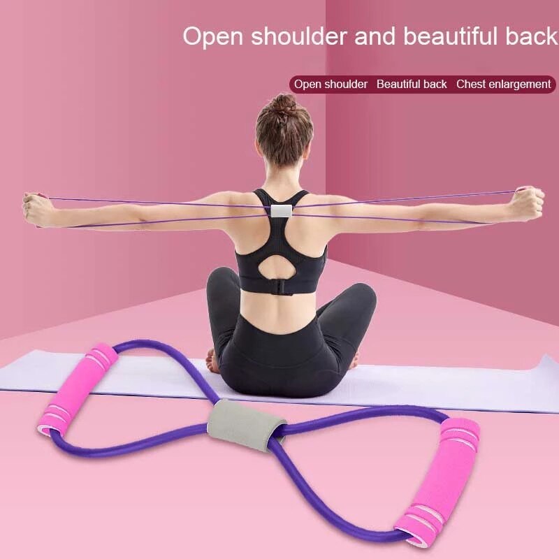 Resistance Bands Set for Yoga & Strength Training by HitMyNeed