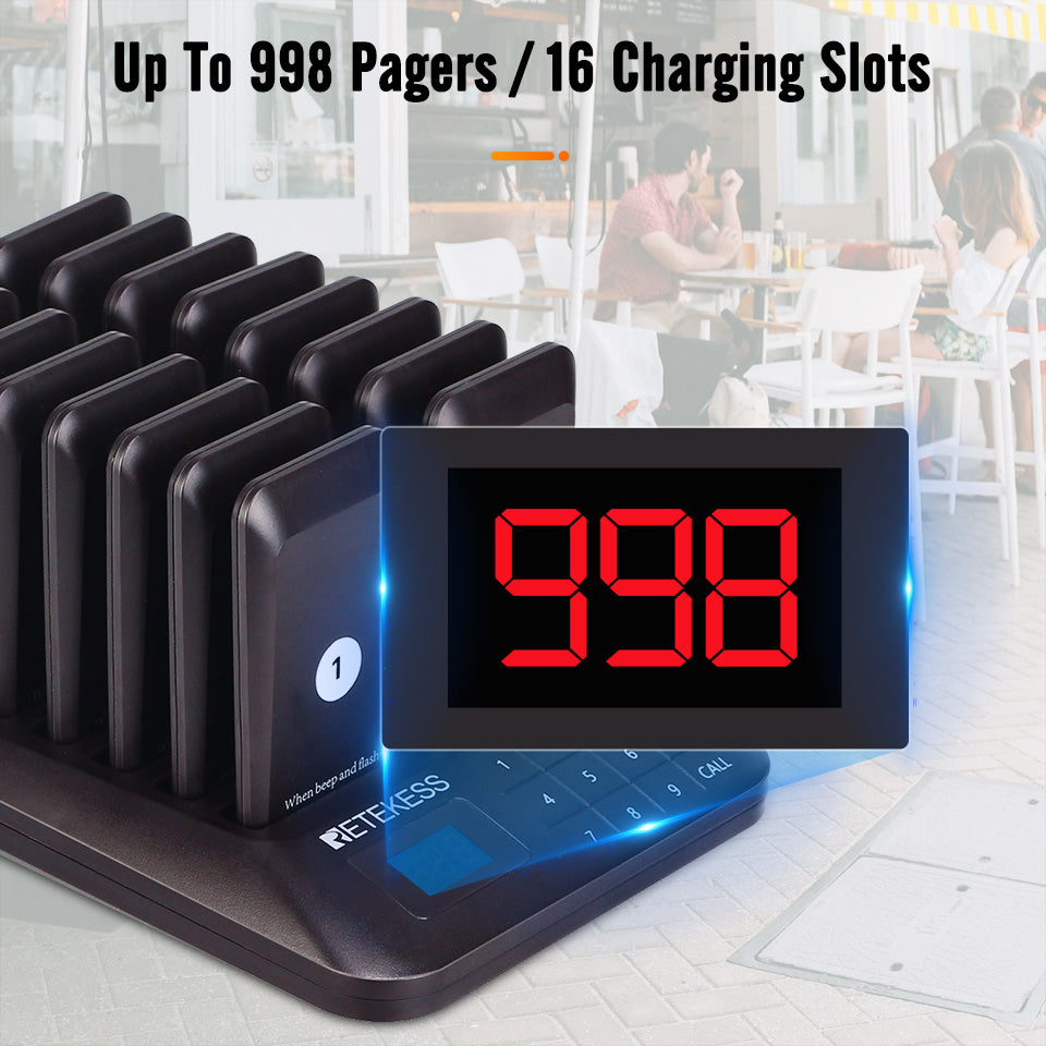 RETEKESS TD157 Restaurant & Food Truck Pager System by HitMyNeed