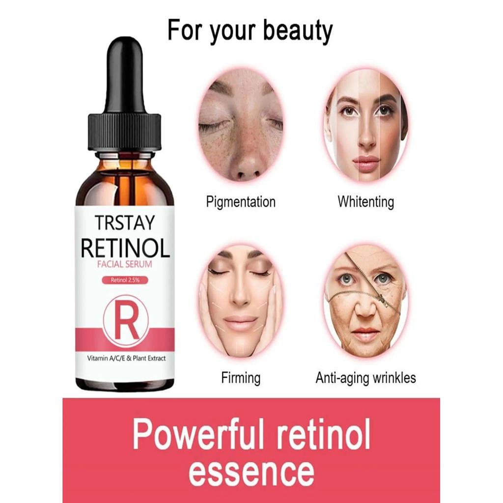 Retinol 2.5% Face Serum with Hyaluronic Acid 30ml by HitMyNeed