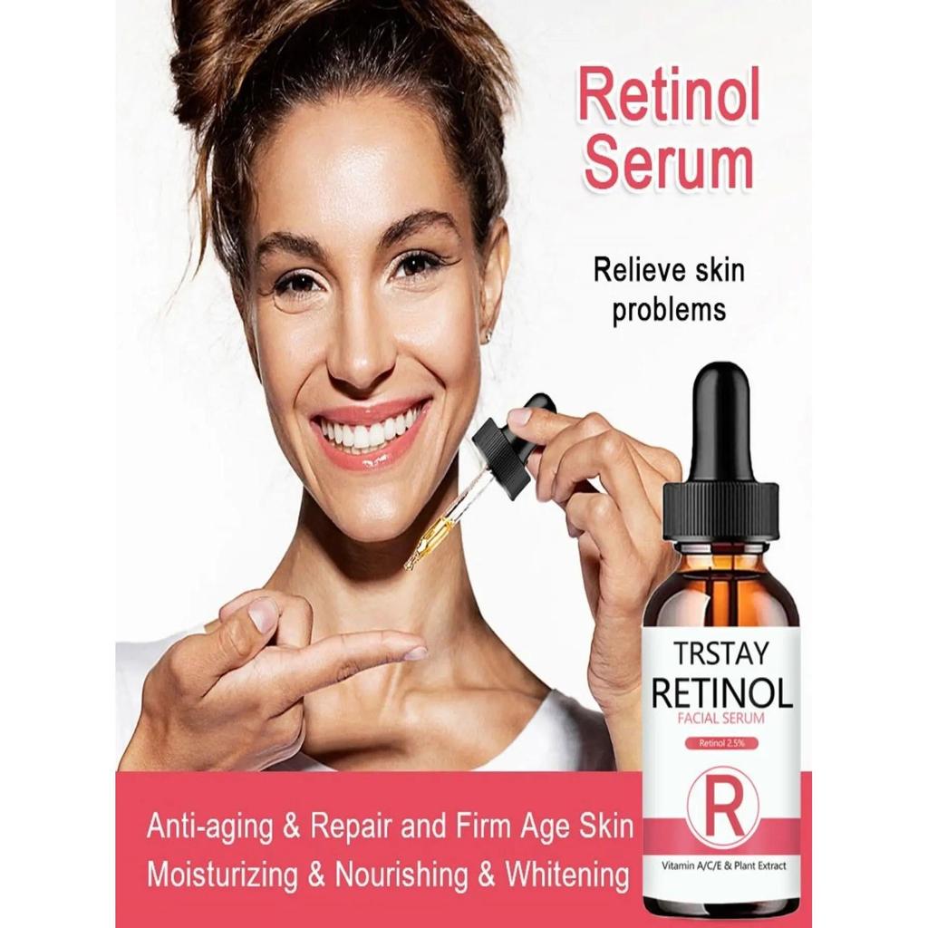 Retinol 2.5% Face Serum with Hyaluronic Acid 30ml by HitMyNeed