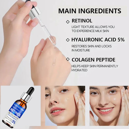 Retinol Cream & Serum Set for Smoother, Firm Skin by HitMyNeed
