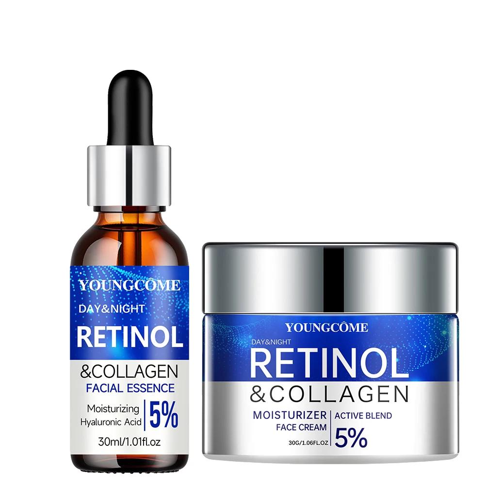 Retinol Cream & Serum Set for Smoother, Firm Skin 30ml-30g by HitMyNeed
