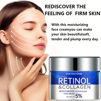 Retinol Cream & Serum Set for Smoother, Firm Skin by HitMyNeed