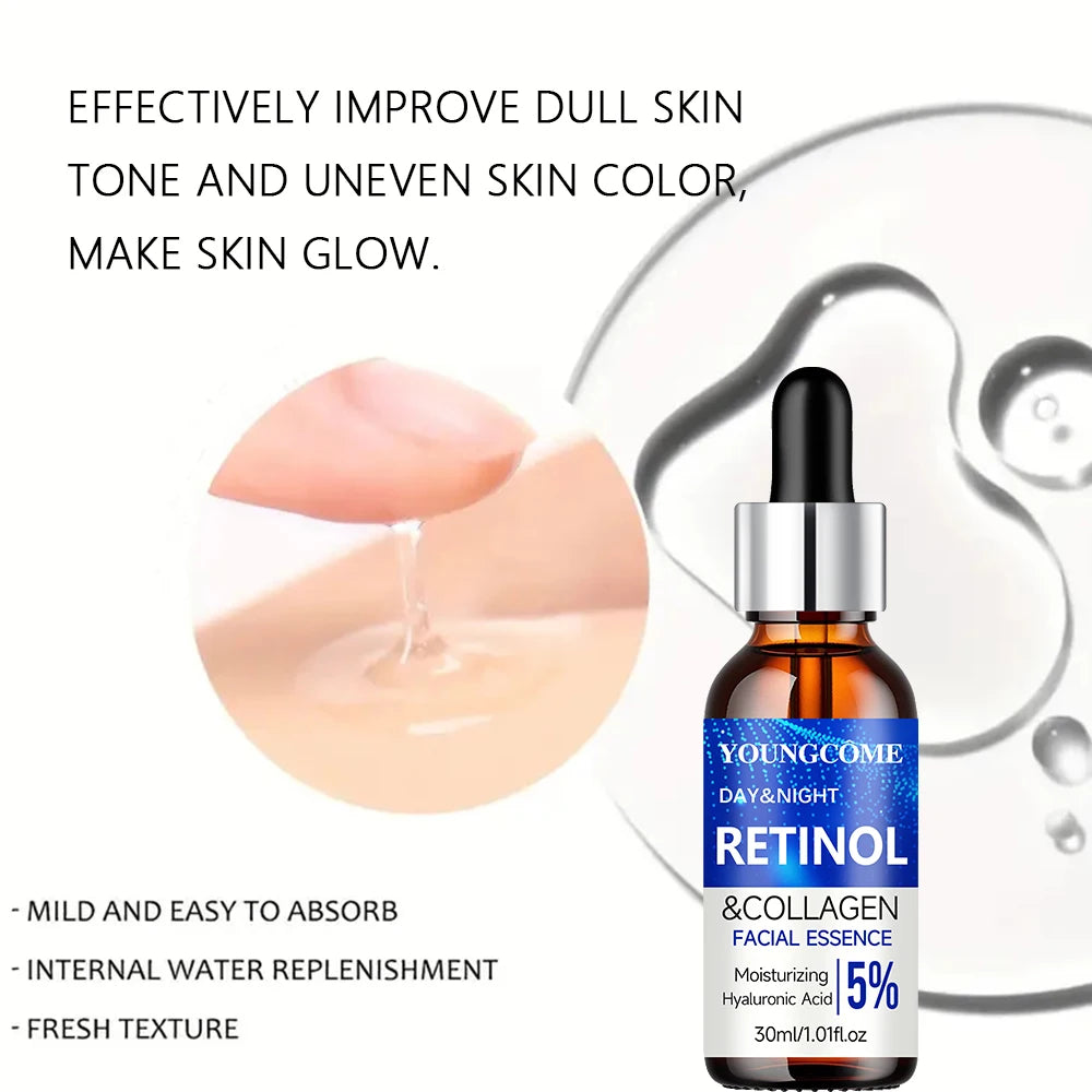 Retinol Cream & Serum Set for Smoother, Firm Skin by HitMyNeed