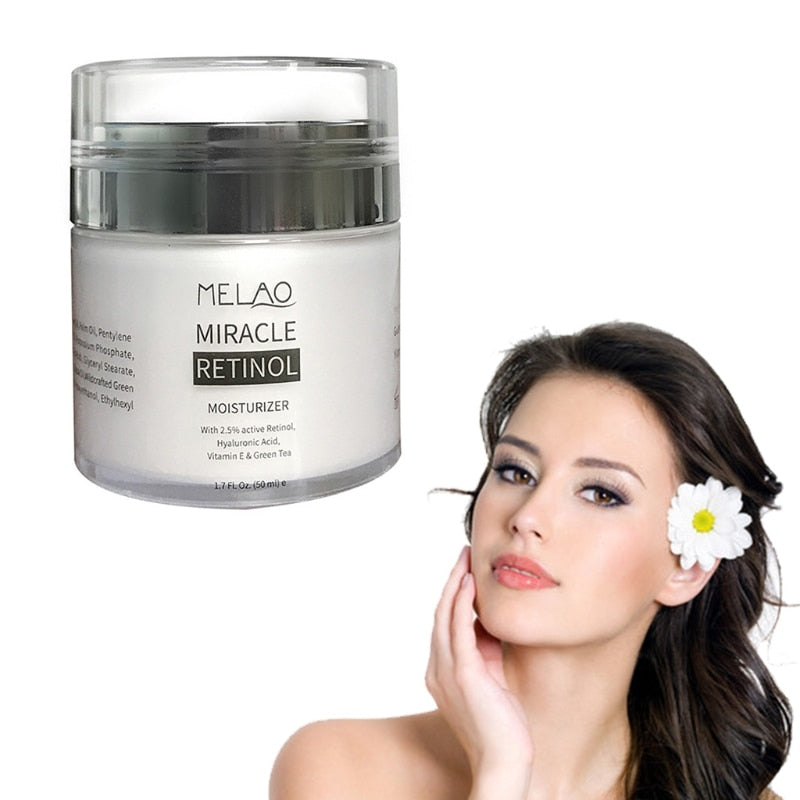 Retinol Face Moisturizer with Hyaluronic Acid 50g by HitMyNeed