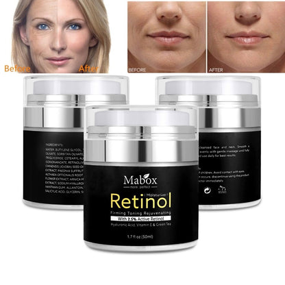 Retinol Face Moisturizer with Hyaluronic Acid 50ml by HitMyNeed