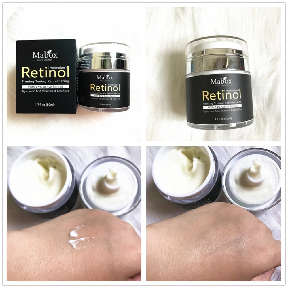 Retinol Face Moisturizer with Hyaluronic Acid 50ml by HitMyNeed