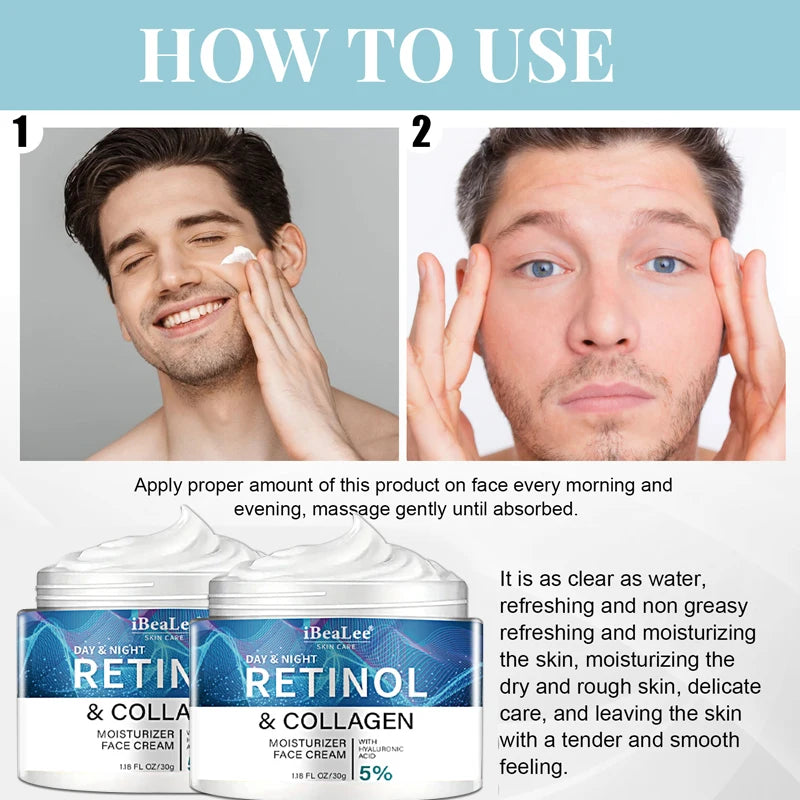 Retinol Face & Neck Anti-Wrinkle Cream 30g by HitMyNeed