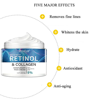 Retinol Face & Neck Anti-Wrinkle Cream 30g by HitMyNeed