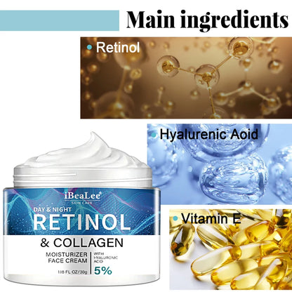 Retinol Face & Neck Anti-Wrinkle Cream 30g by HitMyNeed
