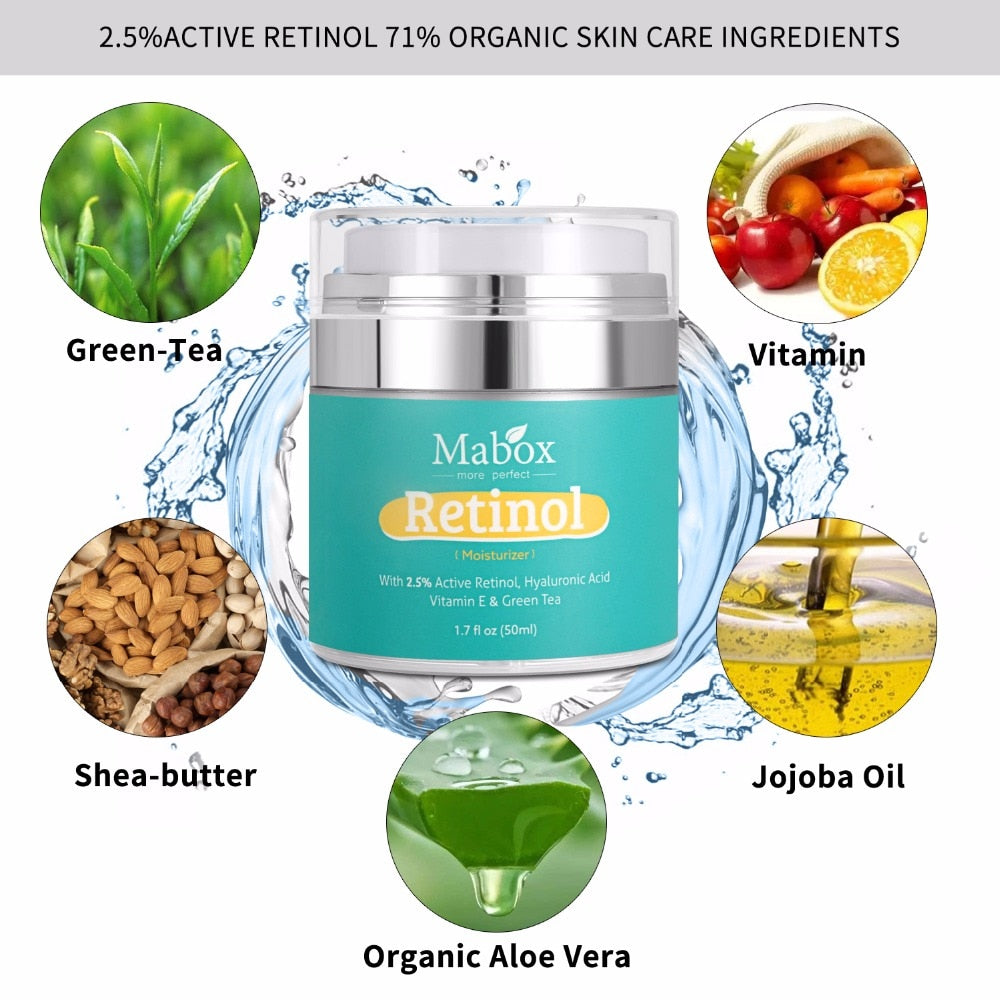 Retinol Facial Moisturizer Cream 1.7 fl oz by HitMyNeed