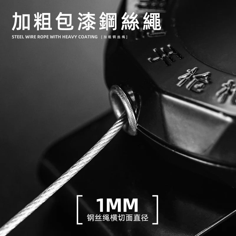 Retractable 100cm Steel Wire Anti-Lost Keychain by HitMyNeed