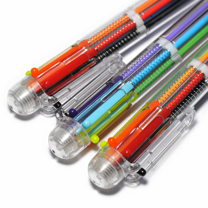 Retractable 6-Color Ballpoint Pens Set (2 Pcs) by HitMyNeed
