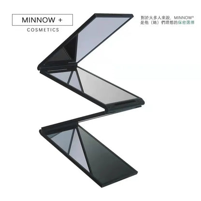 Retractable Adjustable Trifold Mirror for Self Haircuts by HitMyNeed